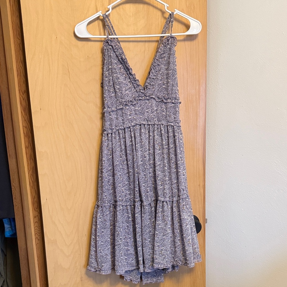 She + Sky Floral Lavender Dress